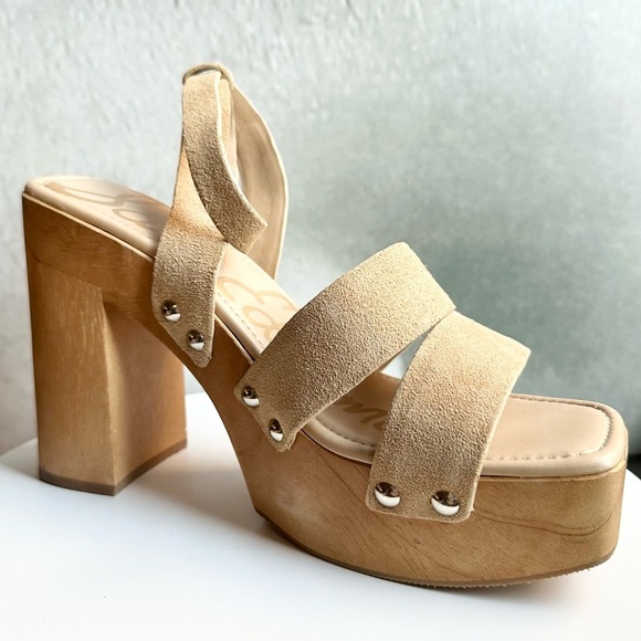 🌸 SAM EDELMAN 🌸 Rosalind Strappy Platform Sandals Size:9 - Picture 6 of 13